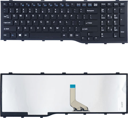 Laptop Keyboard Fujitsu Ah532 A532 N532 Nh532 US Layout Frame A532 Ah532 N532 Nh532 Cp569151-01 Cp611934-01 Mp-11l63us-d85 Mp-11l63us-d85w Aefj8u00028 Rev:3a Cp575204-001 F226 Code 40287us