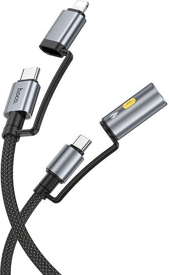 Hoco USB-C to Lightning Cable 60W Γκρι 1.2m (300492)