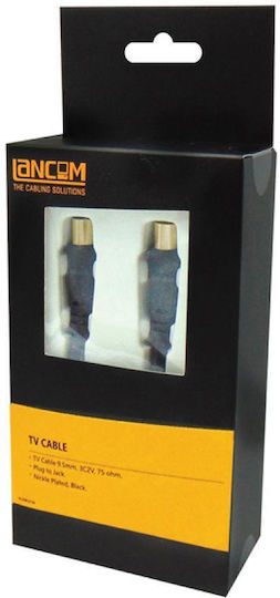 Lancom Καλώδιο Κεραίας Coax male - Coax female Μαύρο 10m (02.006.0136)