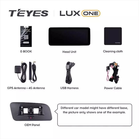 Teyes Автомобилна Аудио Система (Блутут/USB/WiFi/GPS/Apple-Carplay/Android-Auto/CD) с Тъчскрийн 12.3"