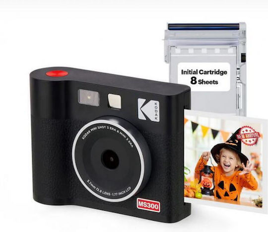 Kodak Printer Mini Shot 3 Era 4pass Instant Camera Black
