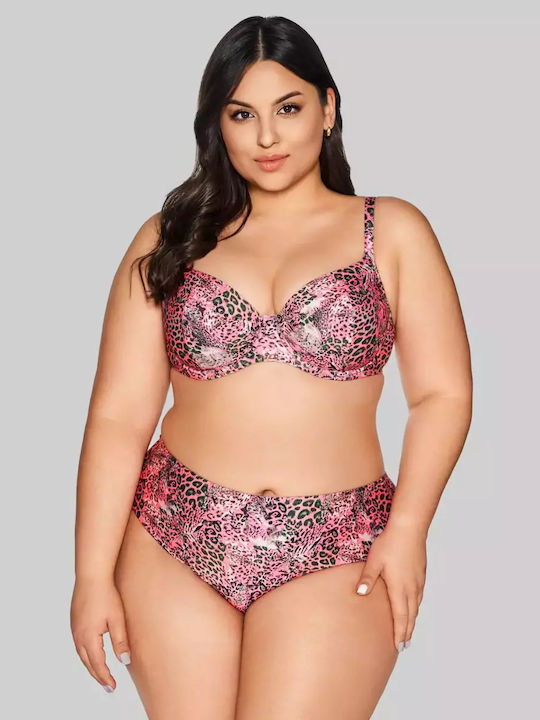 Bikinioberteile Tierdruck Rosa