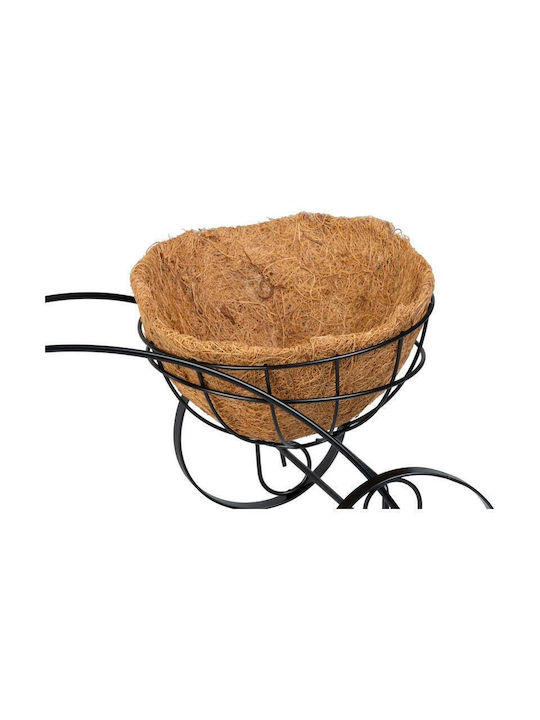 Metal Plant Pot Support Mercaton Bicycle Model Basket 30x48x30 Cm