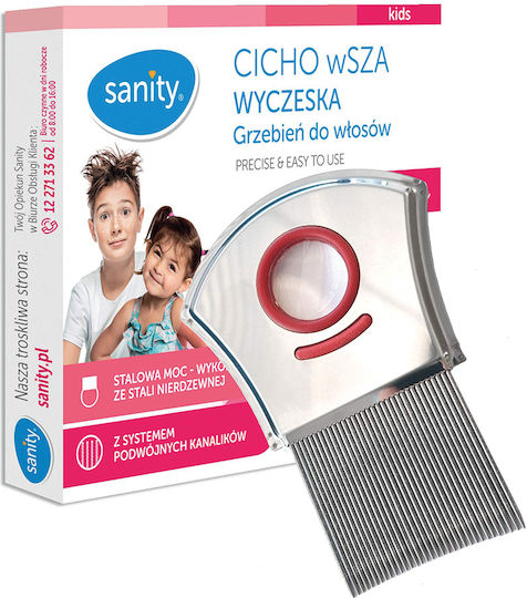 Sanity Pieptănaș Metalic Antipăduchi