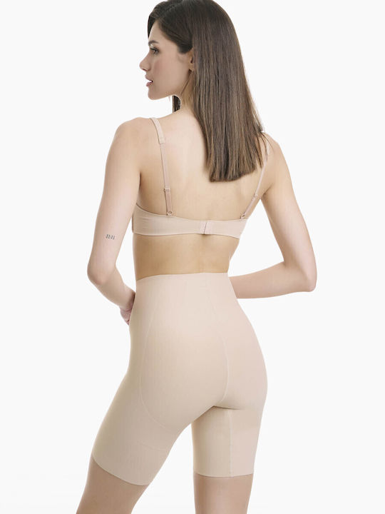 Walk Boxer Σύσφιξης Χωρίς Ραφές Μπεζ