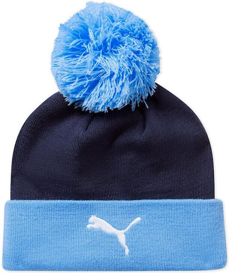 Pom Pom Beanie Ανδρικός Σκούφος Πλεκτός σε Μπλε χρώμα