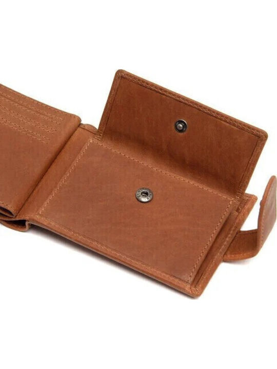 Brand Кожено Мъжки Портфейл с RFID Тютюнев