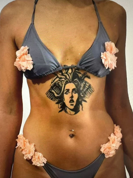 Set Bikini Τριγωνάκι Grey