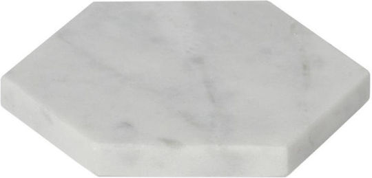 Andrea House Σουβέρ Πέτρινο Λευκό 10x10cm 4τμχ Andrea House Σουβέρ Πέτρινο Λευκό 10x10cm 4τμχ