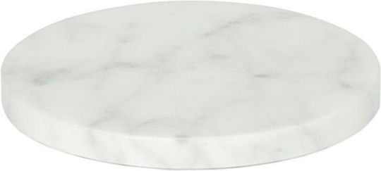 Andrea House Στρογγυλό Σουβέρ Πέτρινο Λευκό 10cm 4τμχ Andrea House Στρογγυλό Σουβέρ Πέτρινο Λευκό 10cm 4τμχ