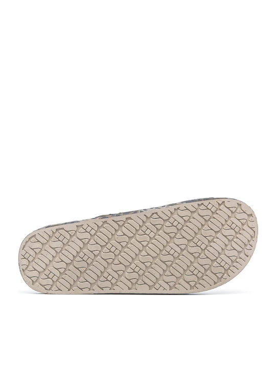 Women's Slides Grey/Brown