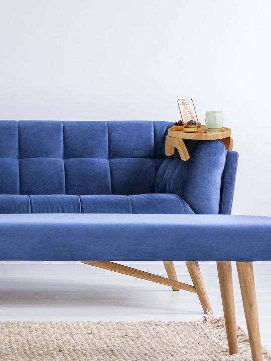 Relaxdays Bambus Oval Tavă de Servire din Bamboo în Culoare Maro 12x30x30cm 10045698 1buc
