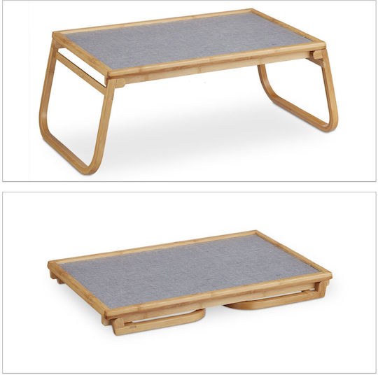 Relaxdays Bamboo Δίσκος Σερβιρίσματος 23x60x33cm