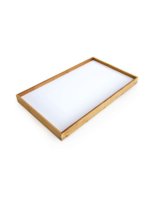 Relaxdays Bamboo Δίσκος Σερβιρίσματος 50x31cm