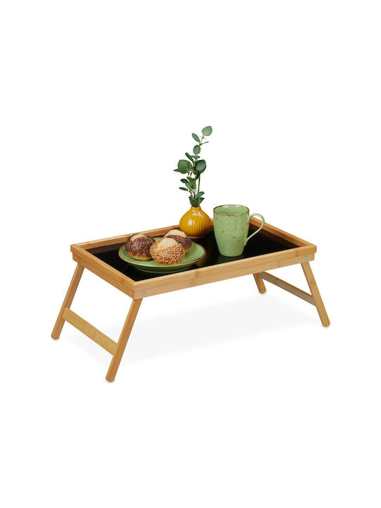 Relaxdays Bamboo Δίσκος Κρεβατιού 23x61.5x31cm
