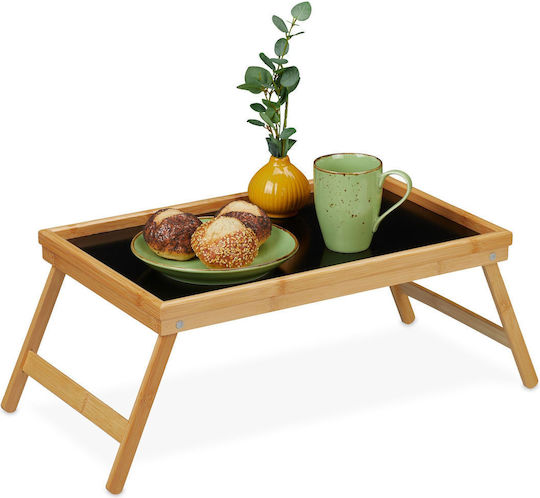 Relaxdays Bamboo Δίσκος Κρεβατιού 23x61.5x31cm