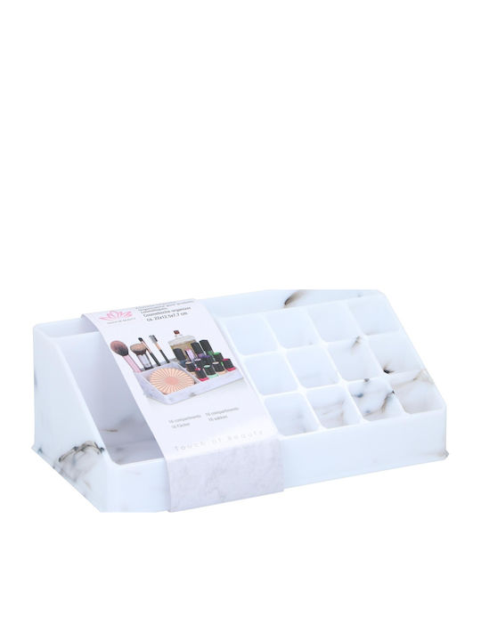 ArteLibre Cosmetics Organizer with 16 Compartments 22x12.5x7.7cm