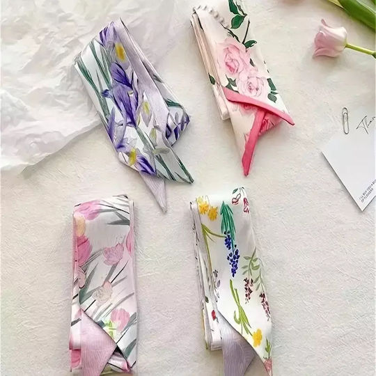 Set aus 6 Haarbändern mit Blumenmuster