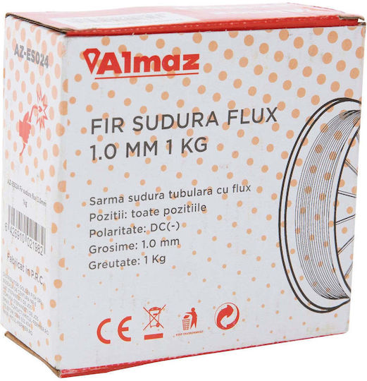 Σύρμα Ηλεκτροκόλλησης-συγκόλλησης Flux 1mm 1kg Almaz