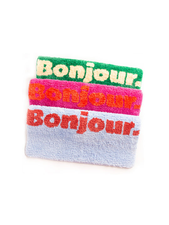 Bonjour Light Blue Bath Mat