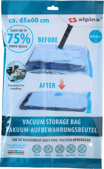 ArteLibre Kunststoff Aufbewahrungsbeutel für Kleidung Luftdicht und mit Vakuum 45x60cm 1Stück