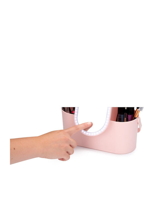 Reise-Beautycase mit LED-Spiegel