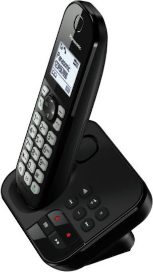 Panasonic KX-TGC463GB Ασύρματο Τηλέφωνο Trio Μαύρο