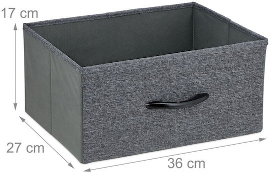 Drawers Storage Made of Metal & Fabric with 8 Drawers L80xW30xH81.5cm