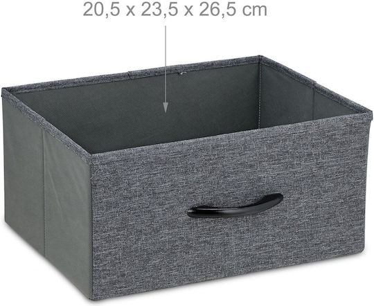 Drawers Storage Made of Metal & Fabric with 6 Drawers L80xW30xH63cm