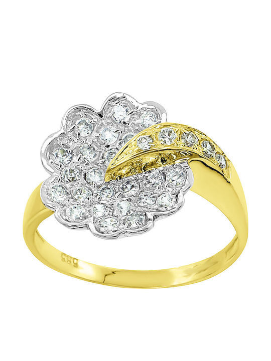 Antwnakakis Damen Ring aus Weißgold 14K