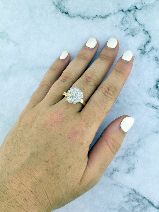 Antwnakakis Damen Ring aus Weißgold 14K