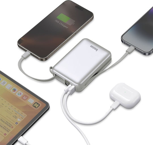 Energea Bazic Fusion Mini Power Bank 20000mAh 20W με Θύρα USB-A και Θύρα USB-C Power Delivery / Quick Charge 3.0 Γκρι