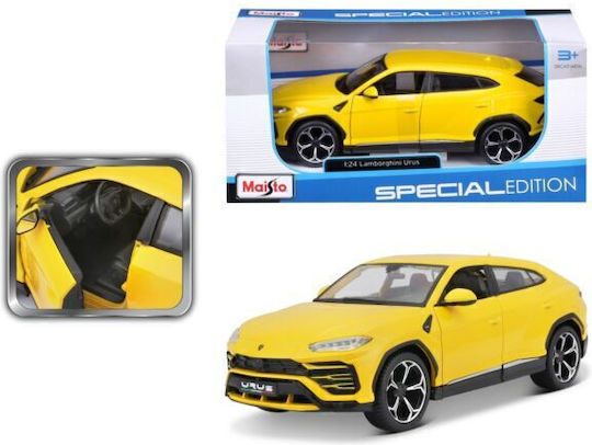 Just Toys Lamborghini Urus 2018 Car Yellow 1:24 For 3+ Years