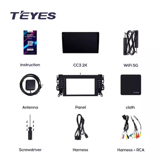 Teyes Sistem Audio Auto pentru Land Rover Descoperire Sport 2014-2023 (Bluetooth/USB/WiFi/GPS/Apple-Carplay/Android-Auto) cu Ecran Tactil 9.5"