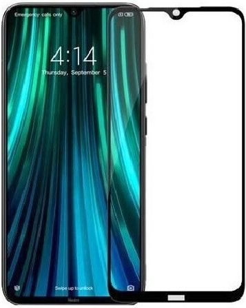 5D Full Glue Full Face Tempered Glass Μαύρο (Redmi Note 8T)