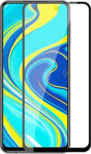 9D Full Glue Full Face Tempered Glass Μαύρο (Redmi Note 9S / 9 Pro / 9 Pro Max)