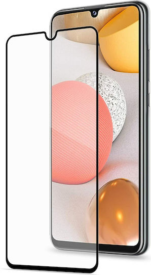 5D Пълно лепило Закалено стъкло за цялото лице Черен (Galaxy A42)