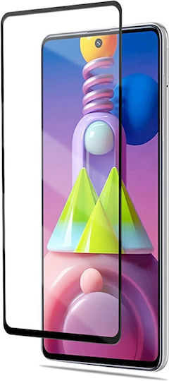 Mocolo Full Face Tempered Glass Black (Galaxy M51)