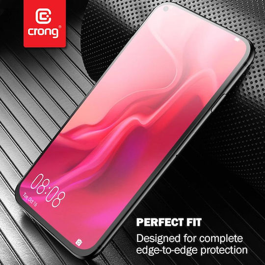 Crong 7D Nano Flexible Full Face Tempered Glass Black (iPhone 12 mini)