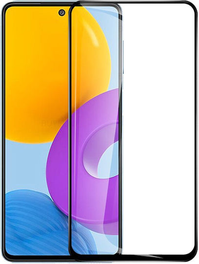 Full Glue Full Face Tempered Glass Μαύρο (Galaxy M52)