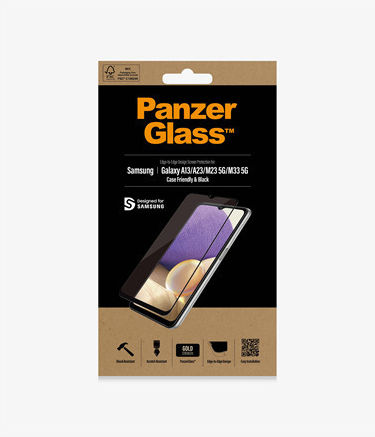 PanzerGlass Case Friendly Full Face Tempered Glass (Galaxy A13/A23/M13/M23 5G/M33 5G/A23 5G)