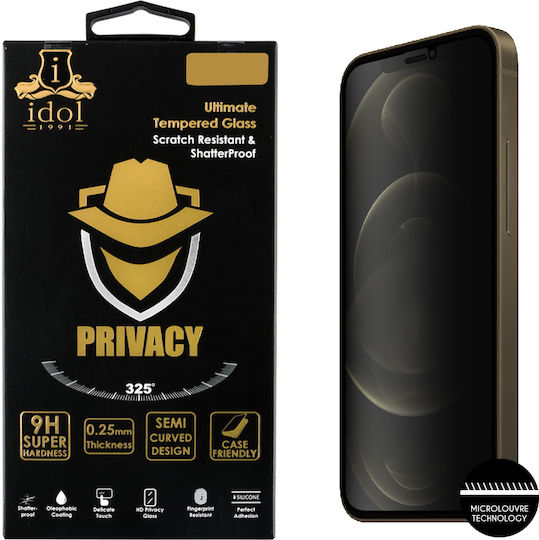 Idol 1991 Privacy Semi Curved Tempered Glass (iPhone 12 / 12 Pro)