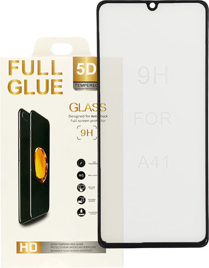 5D Full Glue Full Face Tempered Glass Black (Galaxy A41) 34.309.1039
