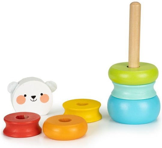 Ecotoys Бебешка играчка от дърво за 18++ месеца