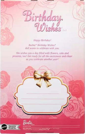 Barbie Signature Birthday Wishes Συλλεκτική Κούκλα για 3+ Ετών