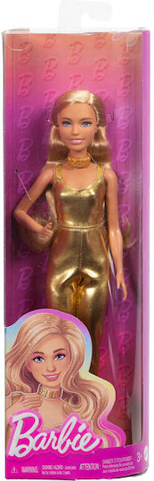 Barbie Fashionistas Doll Fashionistas 222, with Gold Jumpsuit and Blonde Hair for 3+ years+ Years