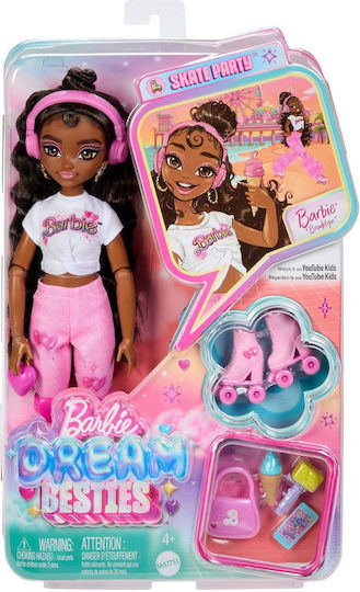 Barbie Roller Skate Brooklyn Păpușă pentru 4+ ani+ Ani