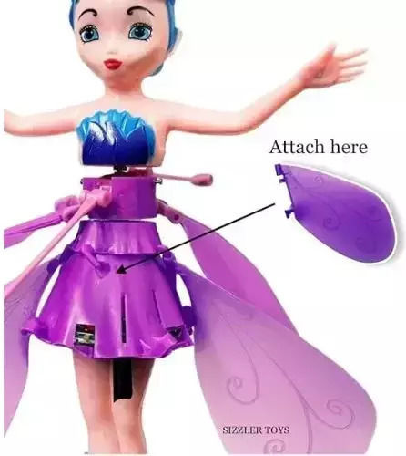 Flying Fairy in Purple Color