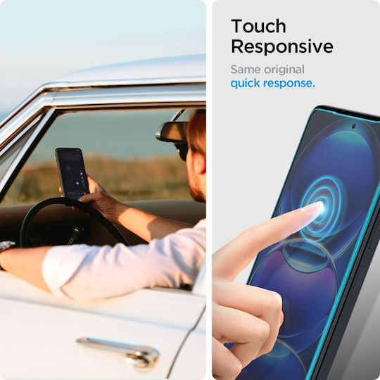Spigen GLAS.tR SLIM 0.2mm Tempered Glass 2buc (Xiaomi Redmi Note 12 Pro 5 G, 12 Pro+ Plus, Poco X5 Pro 5 G)