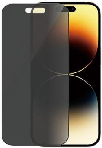 Privacy Full Face Tempered Glass Μαύρο (iPhone 14 Pro)